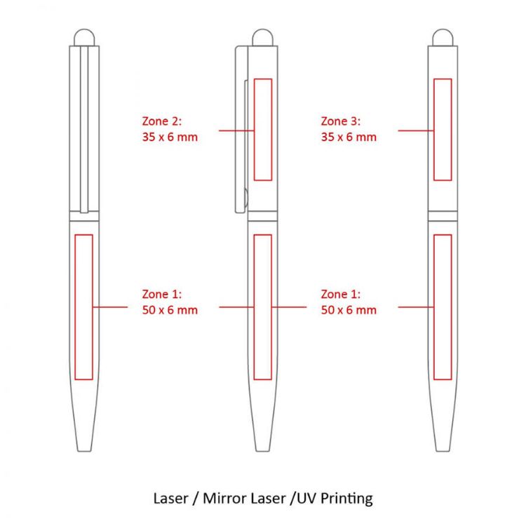 Picture of BND78XLS SARI STYLUS TWIST METAL BALL PEN
