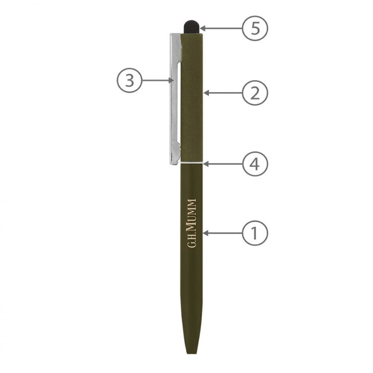 Picture of BND78XLS SARI STYLUS TWIST METAL BALL PEN