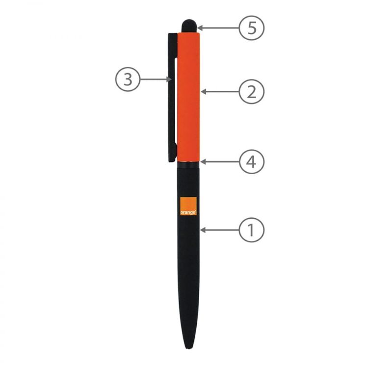 Picture of BND78XLS SARI STYLUS TWIST METAL BALL PEN