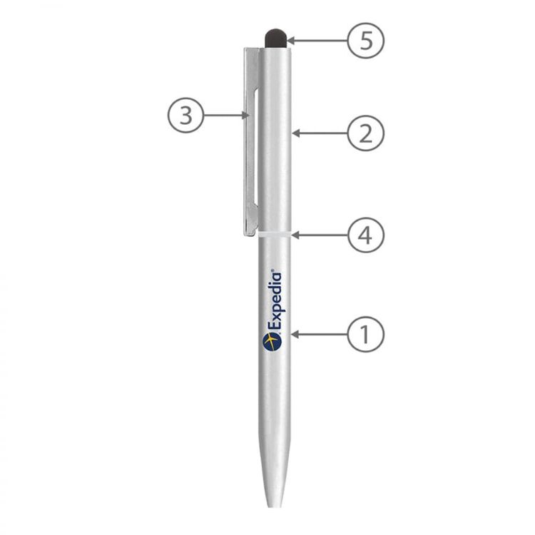 Picture of BND78XLS SARI STYLUS TWIST METAL BALL PEN