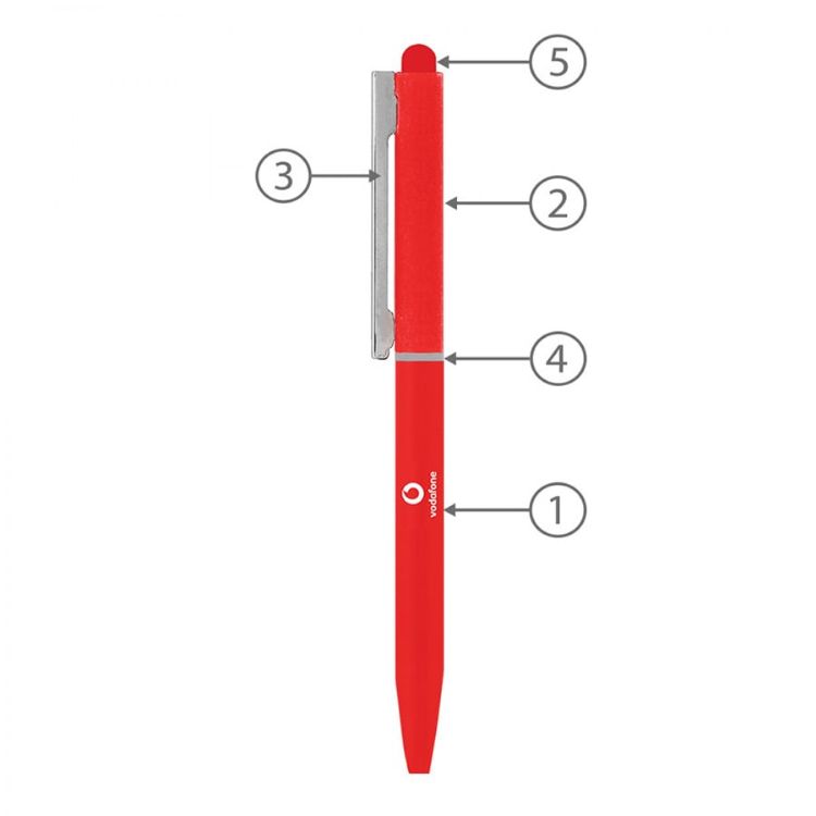 Picture of BND78XLS SARI STYLUS TWIST METAL BALL PEN