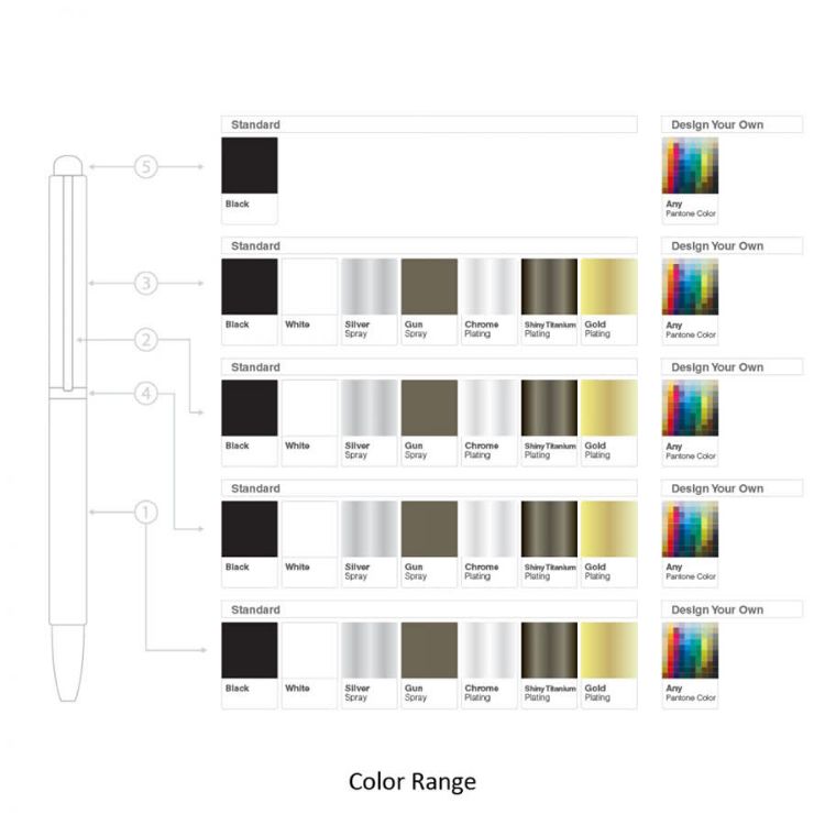 Picture of BND78XLS SARI STYLUS TWIST METAL BALL PEN