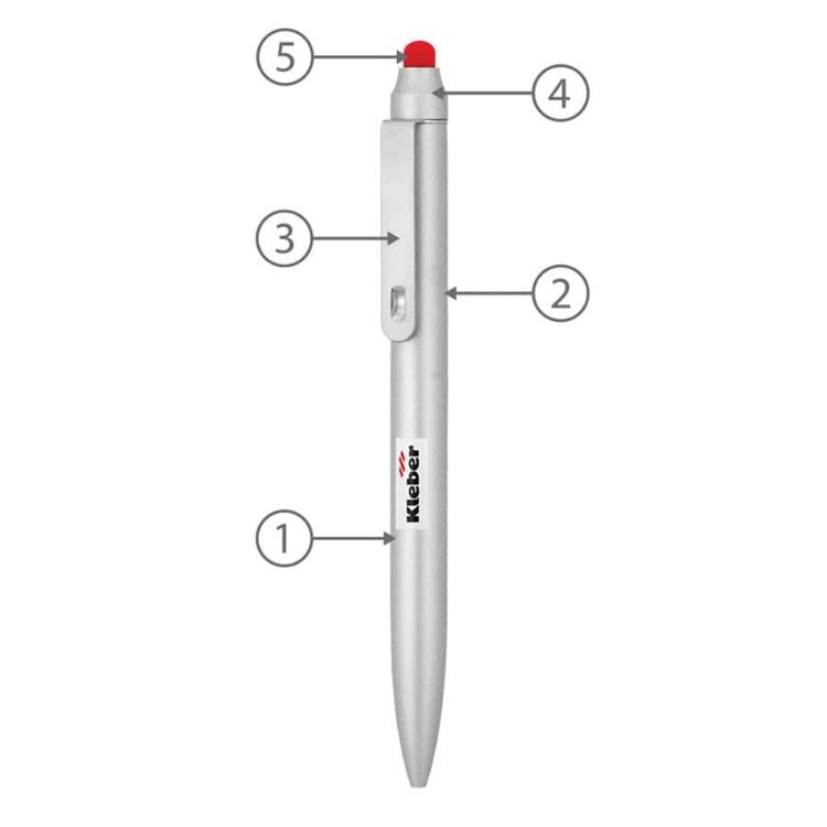 Picture of BND76S JOT, STYLUS, TWIST METAL BALLPEN