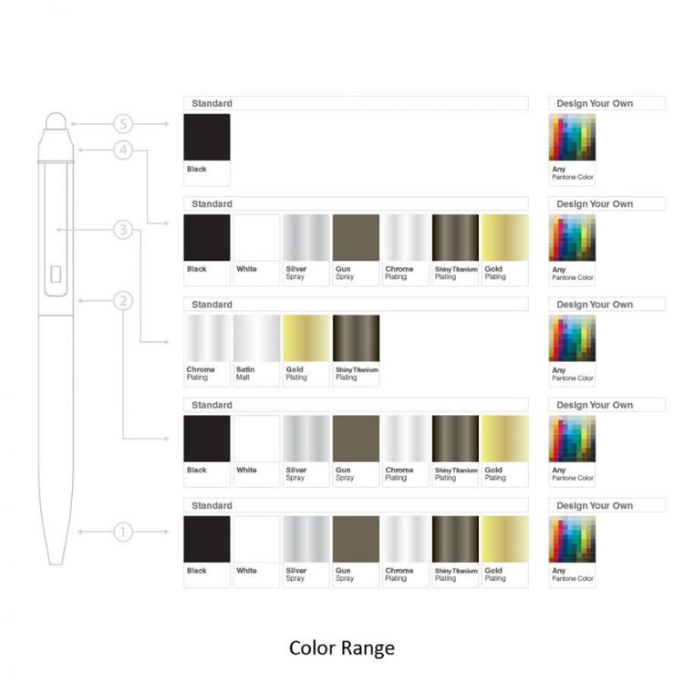 Picture of BND76S JOT, STYLUS, TWIST METAL BALLPEN