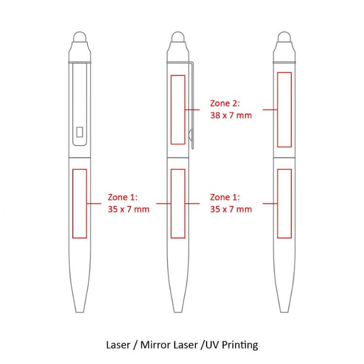 Picture of BND76S JOT, STYLUS, TWIST METAL BALLPEN