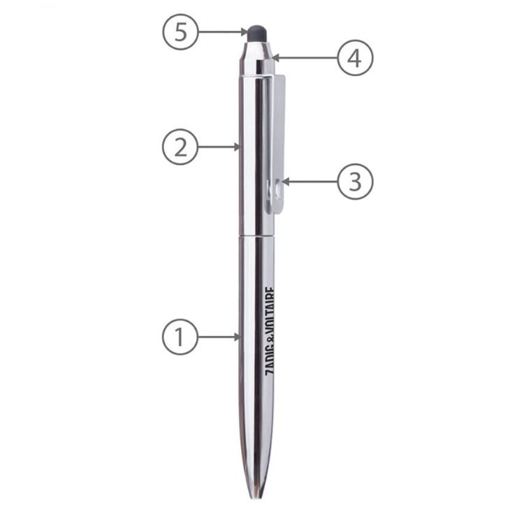 Picture of BND76S JOT, STYLUS, TWIST METAL BALLPEN