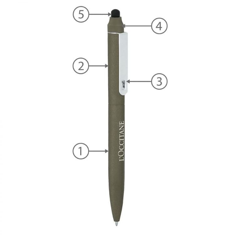 Picture of BND76S JOT, STYLUS, TWIST METAL BALLPEN