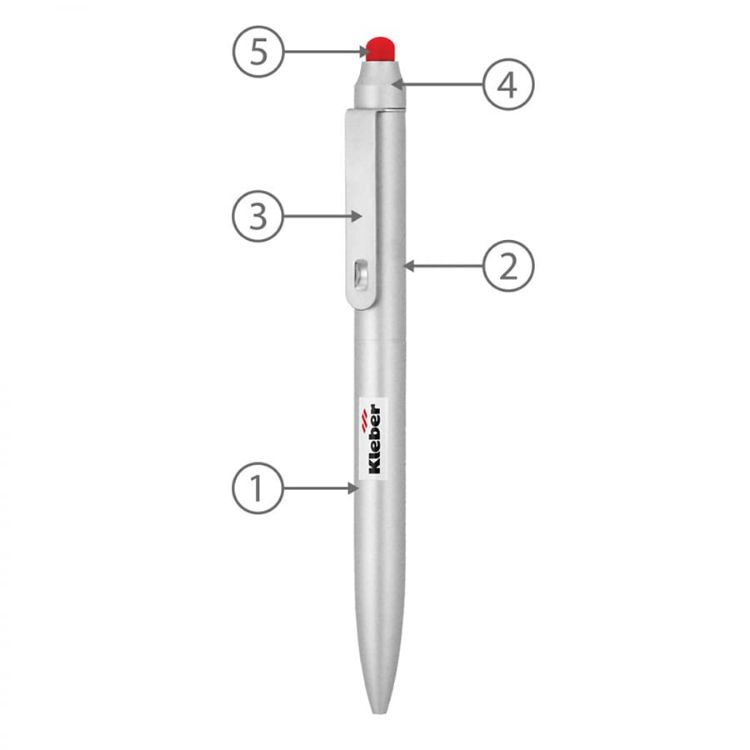 Picture of BND76S JOT, STYLUS, TWIST METAL BALLPEN