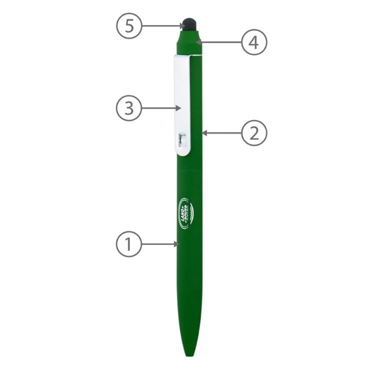 Picture of BND76S JOT, STYLUS, TWIST METAL BALLPEN