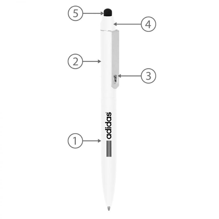 Picture of BND76S JOT, STYLUS, TWIST METAL BALLPEN