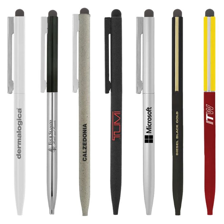 Picture of BND78S SARI STYLUS, THIN TWIST METAL BALL PEN