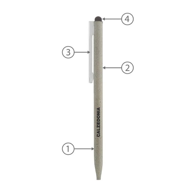Picture of BND78S SARI STYLUS, THIN TWIST METAL BALL PEN