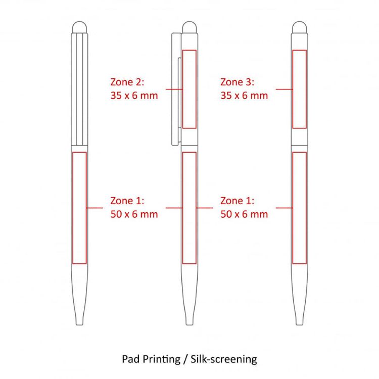 Picture of BND78S SARI STYLUS, THIN TWIST METAL BALL PEN