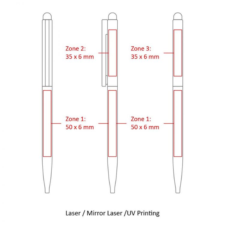 Picture of BND78S SARI STYLUS, THIN TWIST METAL BALL PEN