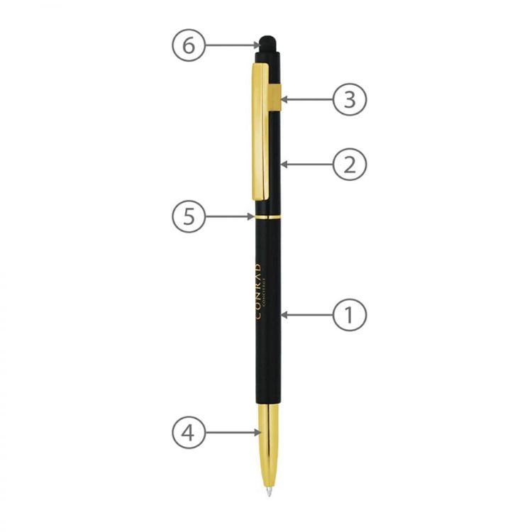 Picture of Stylus Hex Pens (Custom Made To Order - BND70S)