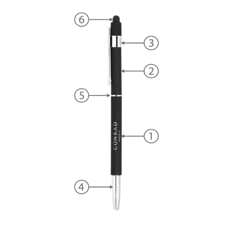 Picture of Stylus Hex Pens (Custom Made To Order - BND70S)