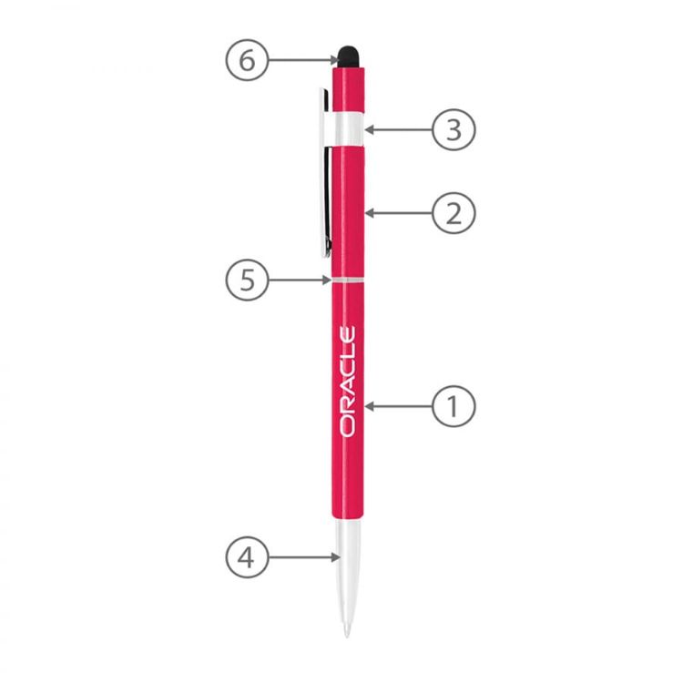 Picture of Stylus Hex Pens (Custom Made To Order - BND70S)