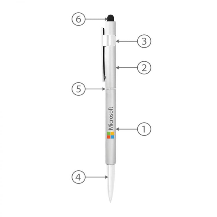Picture of Stylus Hex Pens (Custom Made To Order - BND70S)