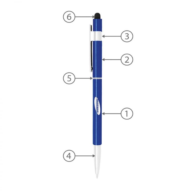 Picture of Stylus Hex Pens (Custom Made To Order - BND70S)