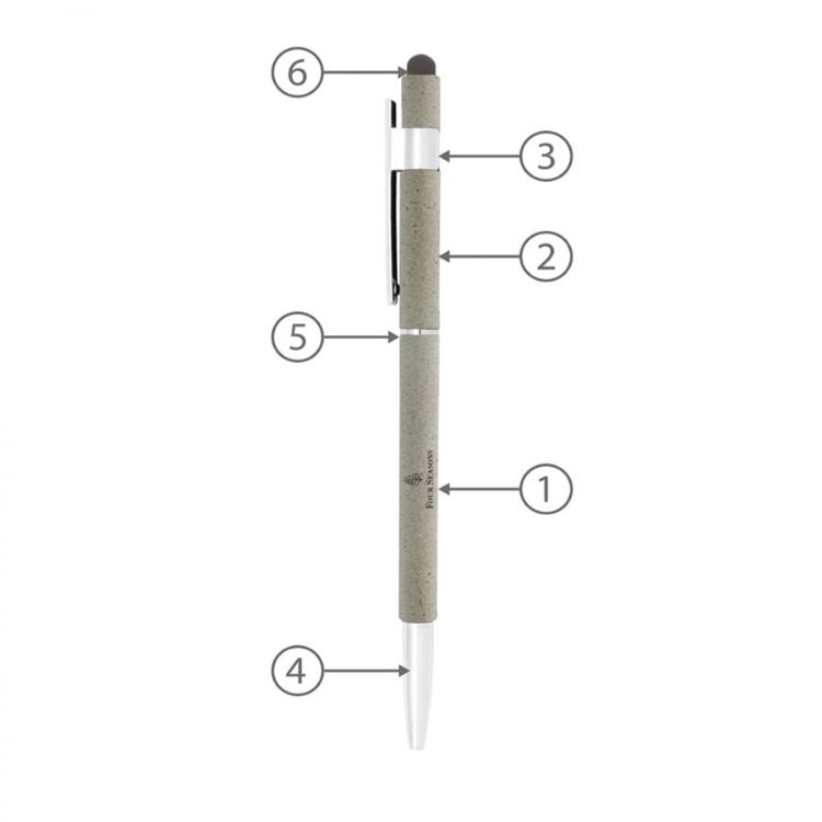 Picture of Stylus Hex Pens (Custom Made To Order - BND70S)
