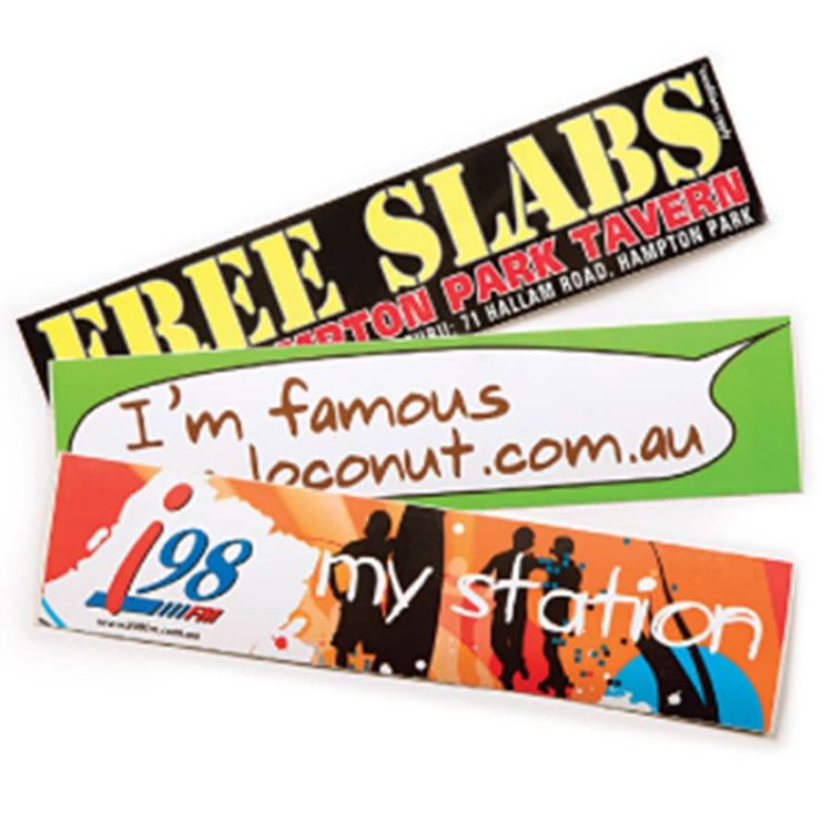 Picture of Gloss Paper Sticker (75 x 210mm)