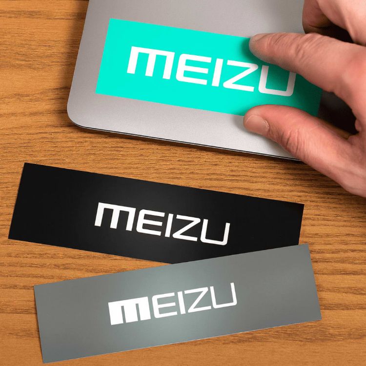 Picture of Gloss Paper Sticker (75 x 210mm)