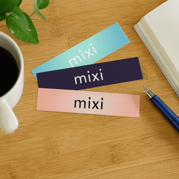 Picture of Gloss Paper Sticker (50 x 210mm)