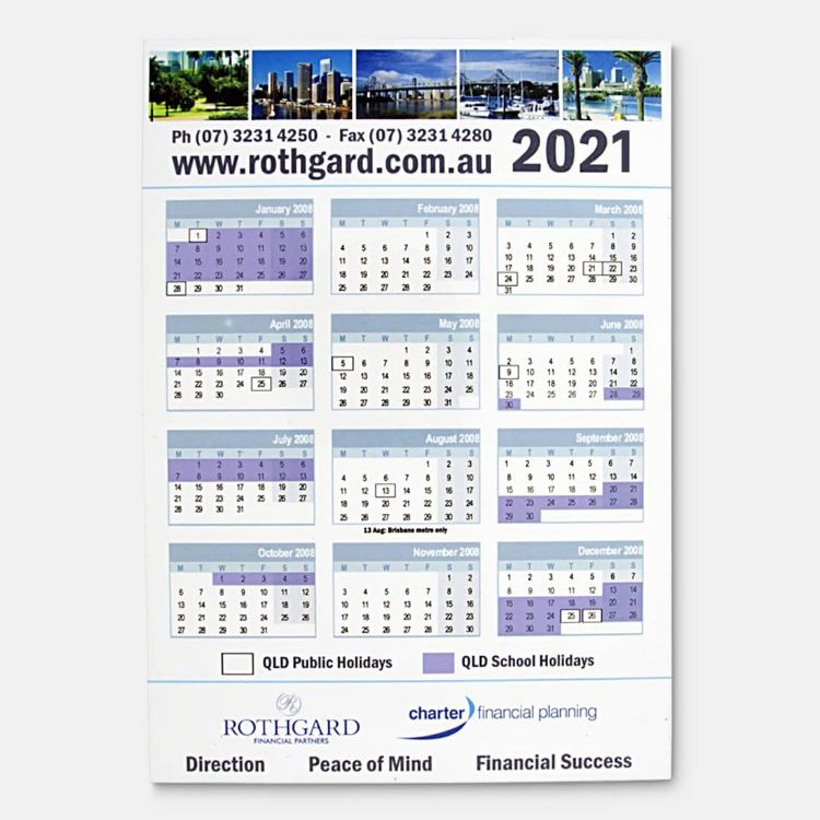 Picture of Magnetic Tab Calendar