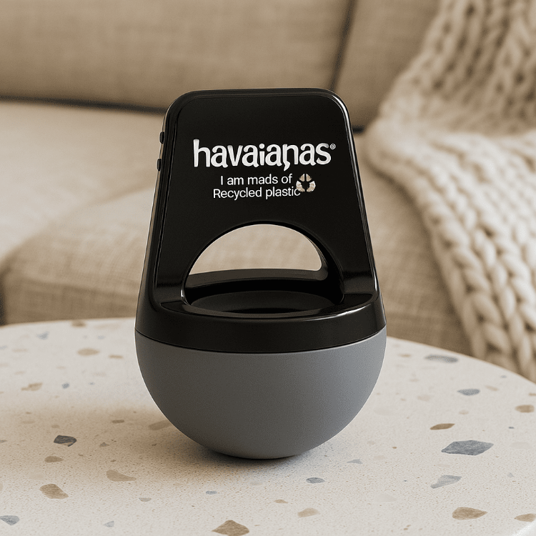 Picture of Geo Wireless speaker in Recycled ABS - Silver
