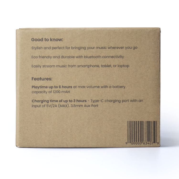 Picture of Boomer Bamboo Wireless Speaker