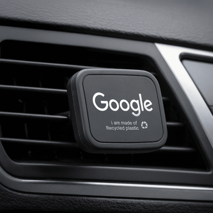 Picture of Kozo Universal Magnetic Car Vent Mount - ABS - Black - Rectangle