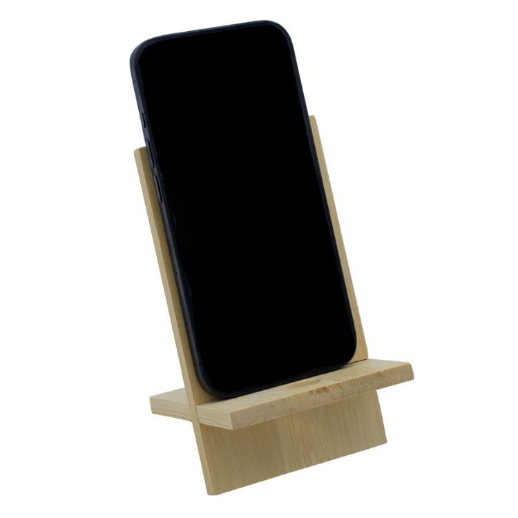 Picture of Groove Bamboo Phone Stand