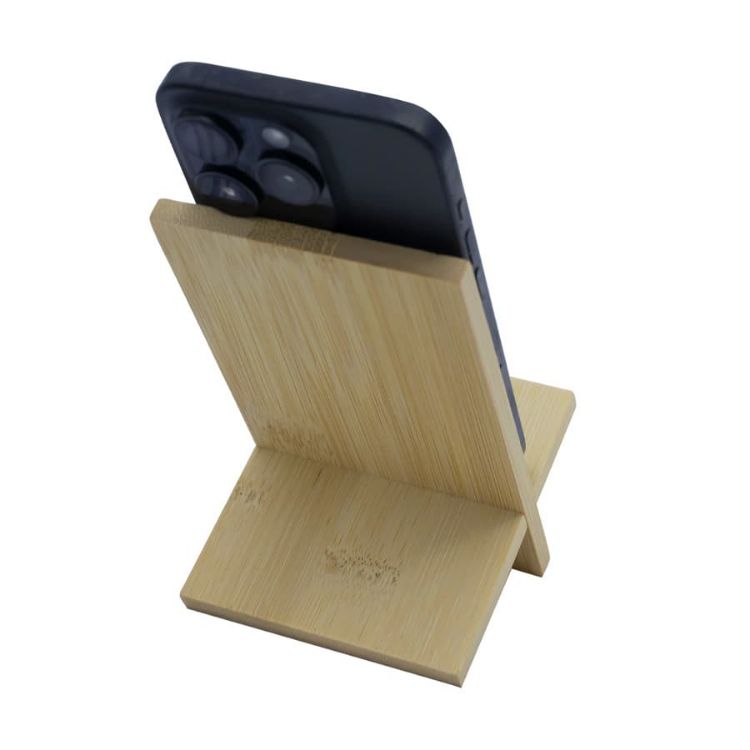 Picture of Groove Bamboo Phone Stand